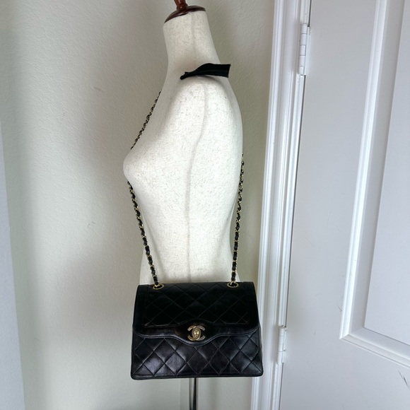 CHANEL Paris Limited Mini Double Flap Quilted Lambskin Bag - Picture 4 of 16
